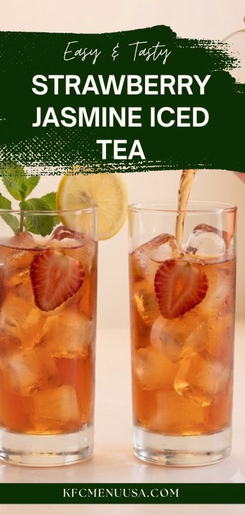 Strawberry Jasmine Iced Tea Recipe 