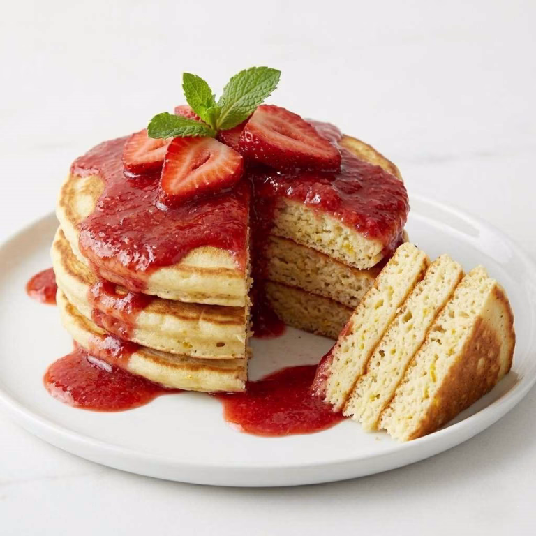 Strawberry Lemon Pancakes Recipe