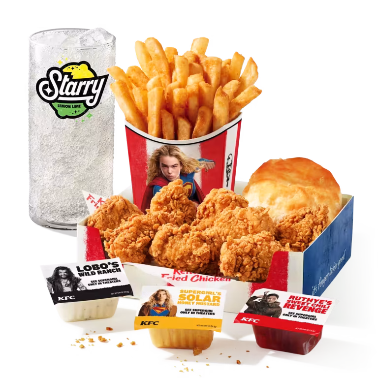 Supergirl Nuggets Combo Meal
