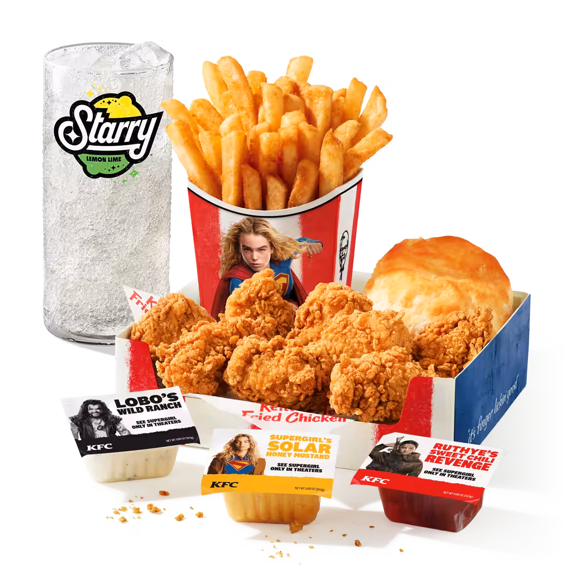 Supergirl Nuggets Combo Meal Supergirl Nuggets Combo Meal