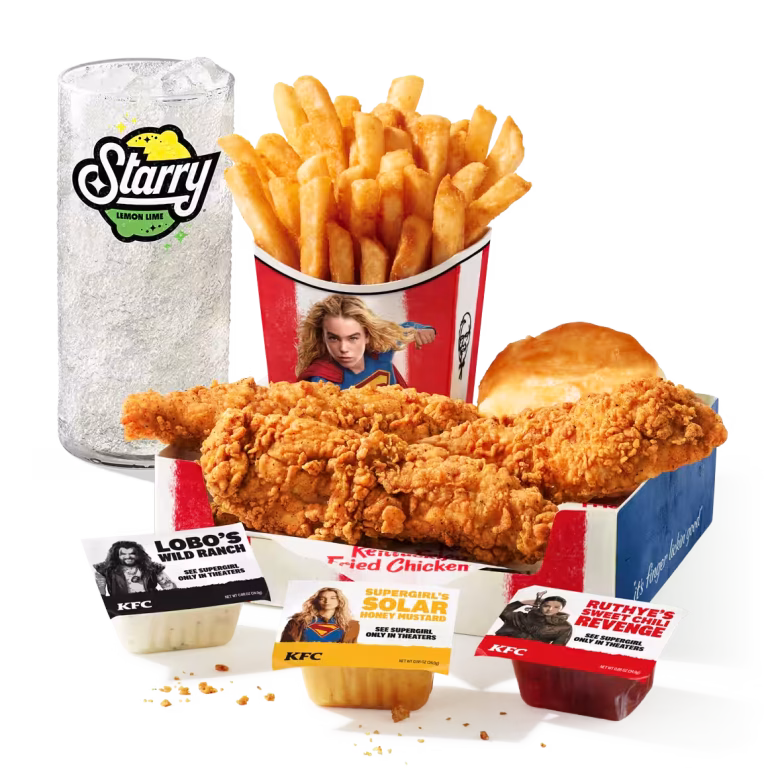 Supergirl Tenders Combo Meal