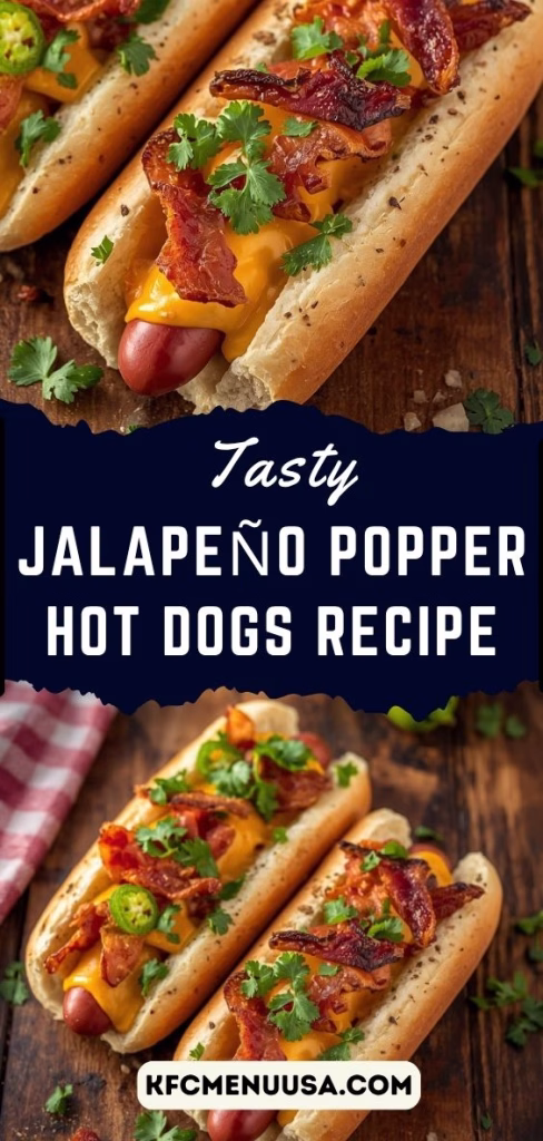 Jalapeño Popper Hot Dogs Recipe