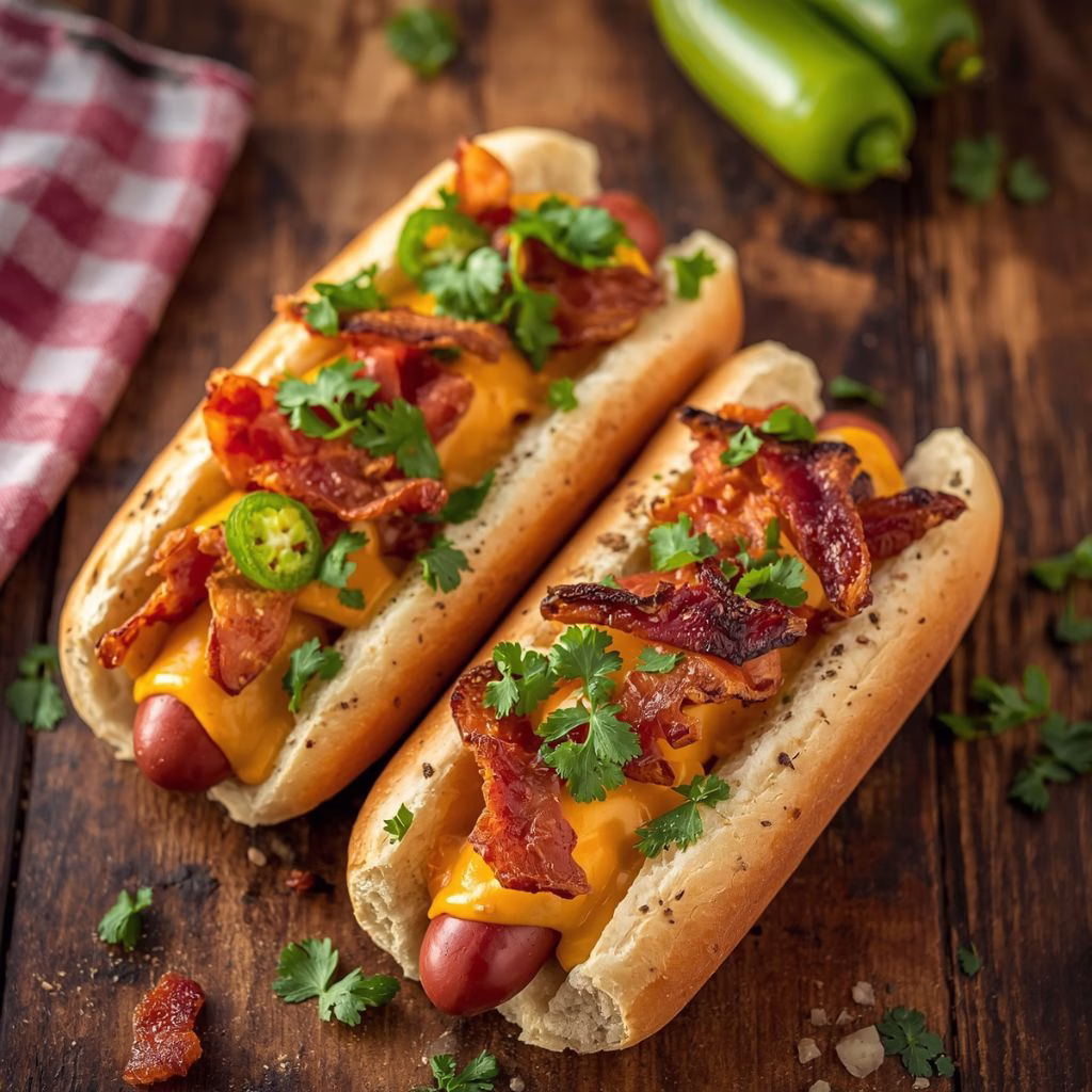 Jalapeño Popper Hot Dogs Recipe
