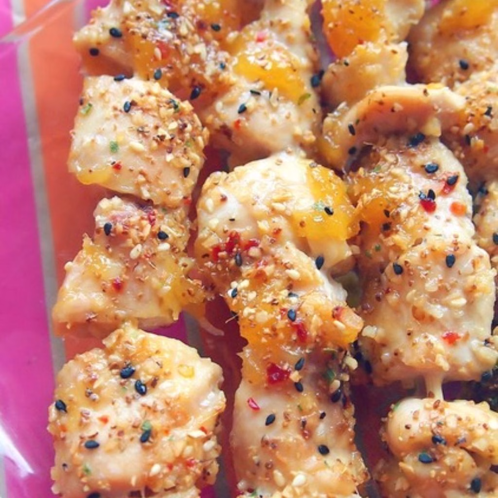 Tropical Pineapple-Mango Skewers