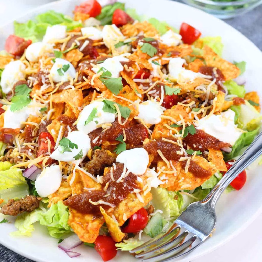 Turkey Taco Dorito Salad
