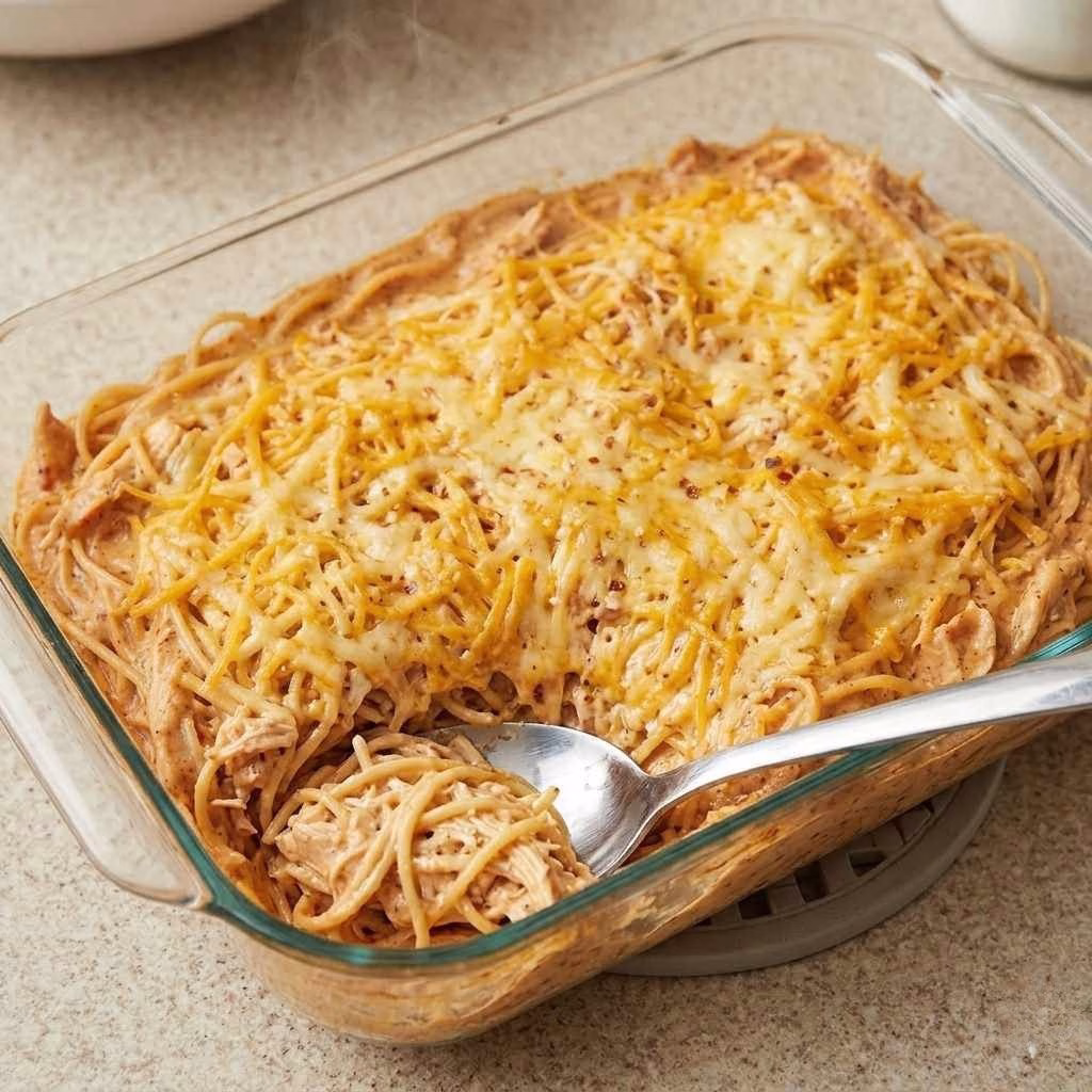 Chicken Cheese Spaghetti Recipe