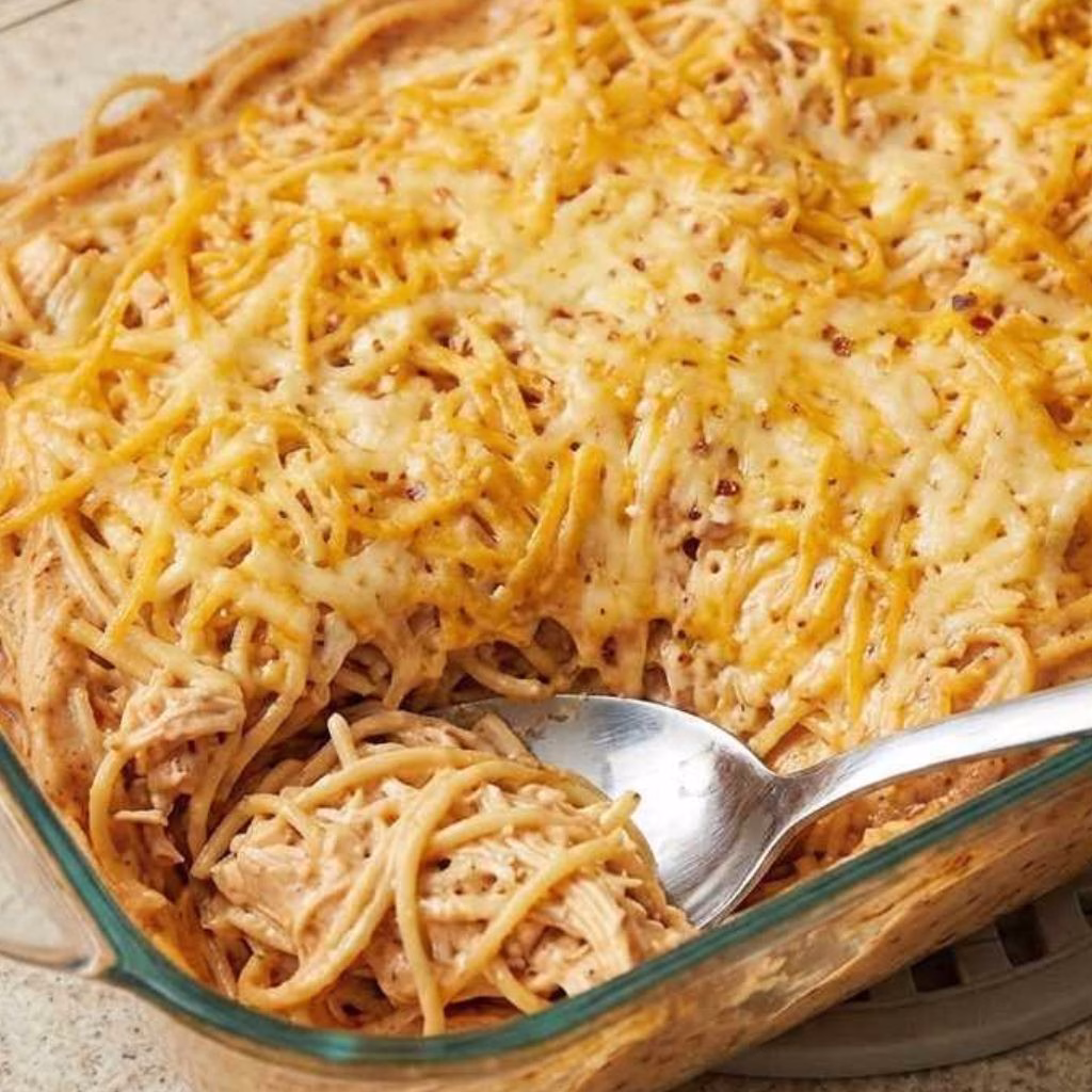 Chicken Cheese Spaghetti Recipe