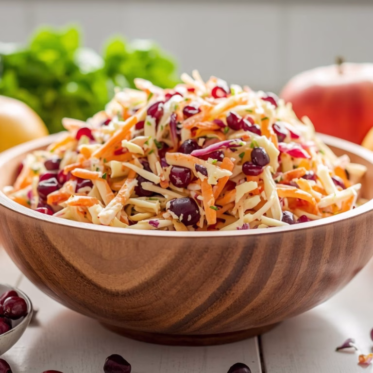Cranberry Apple Coleslaw Recipe