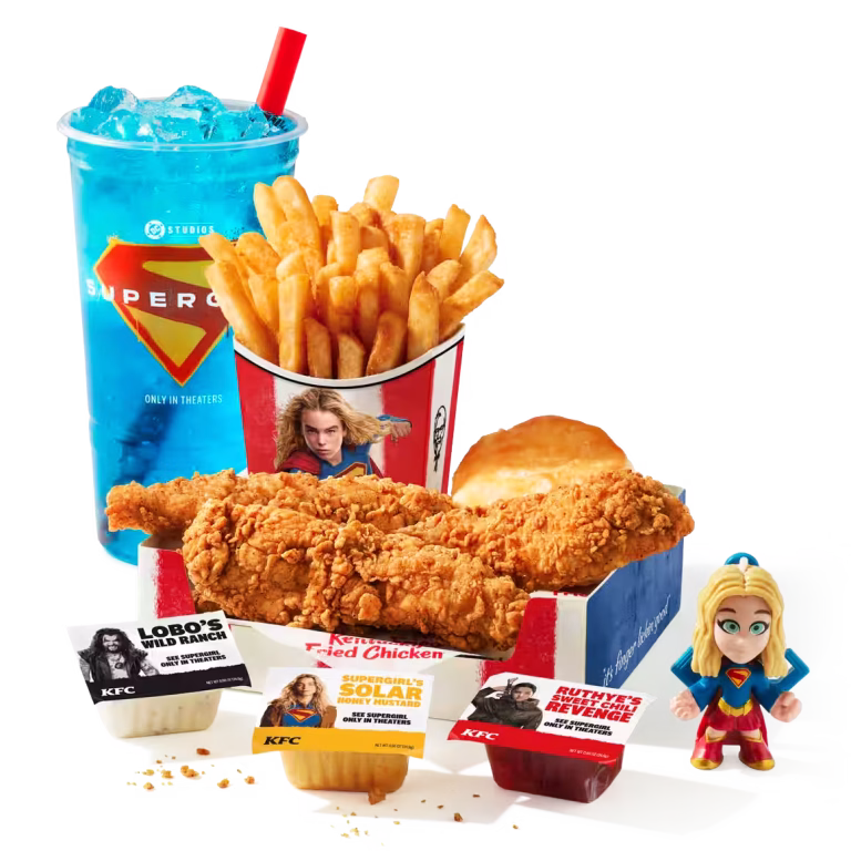 Supergirl Tenders Ultimate Meal