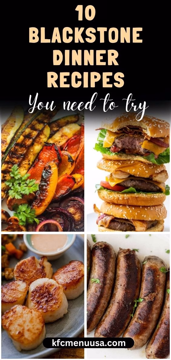 Blackstone Dinner Recipes