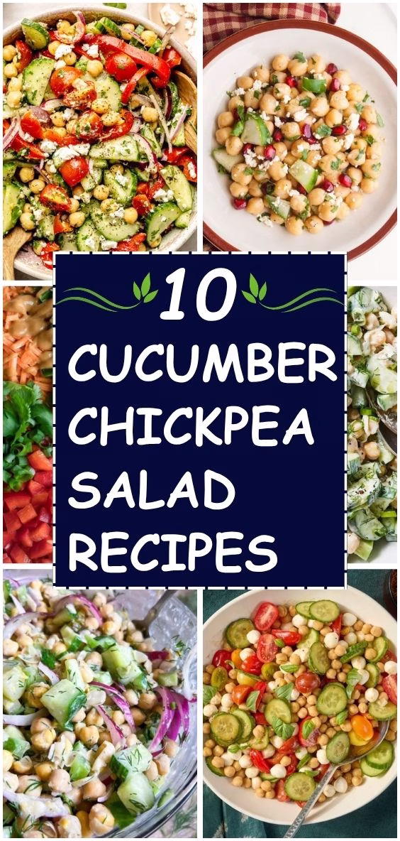 Cucumber Chickpea Salad Recipes