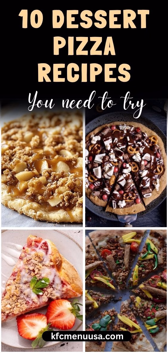 Dessert Pizza Recipes