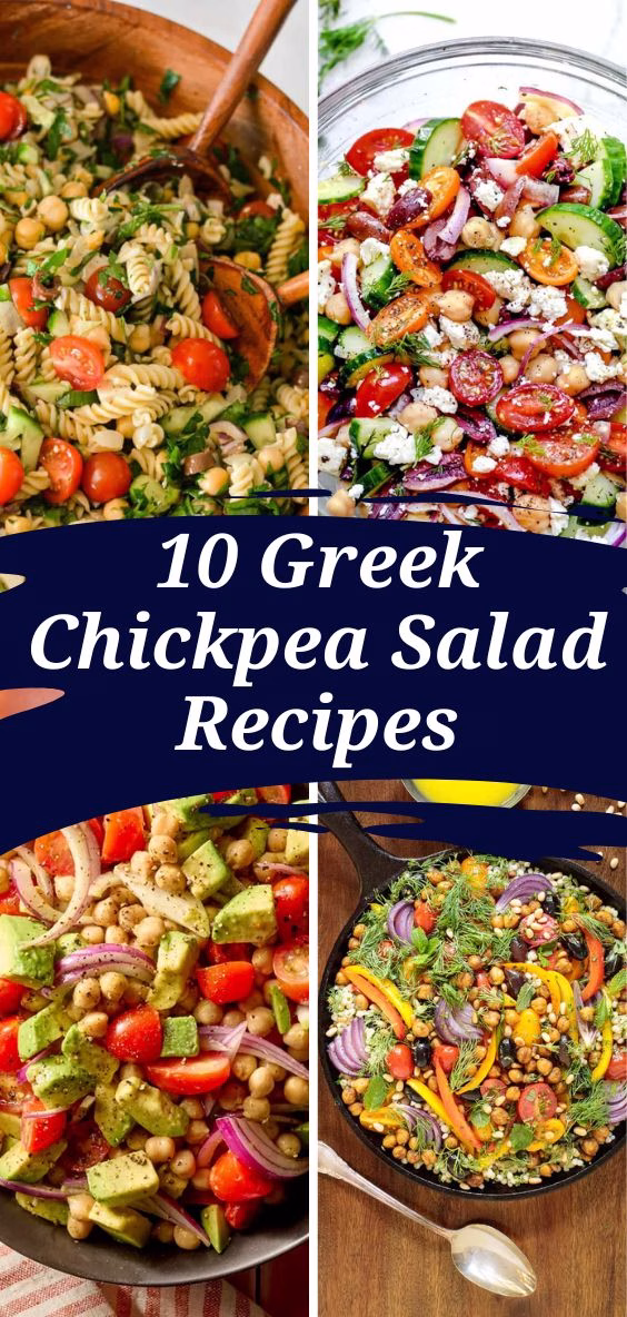 Greek Chickpea Salad Recipes