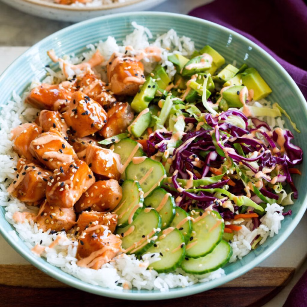 Salmon Rice Bowl