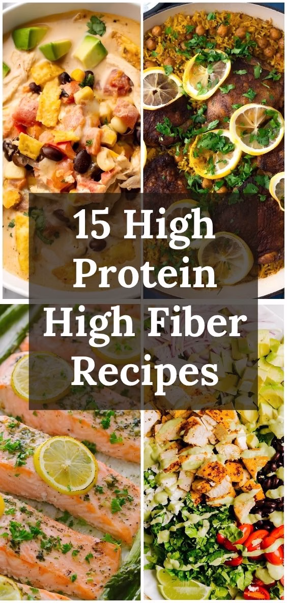 High Protein High Fiber Recipes