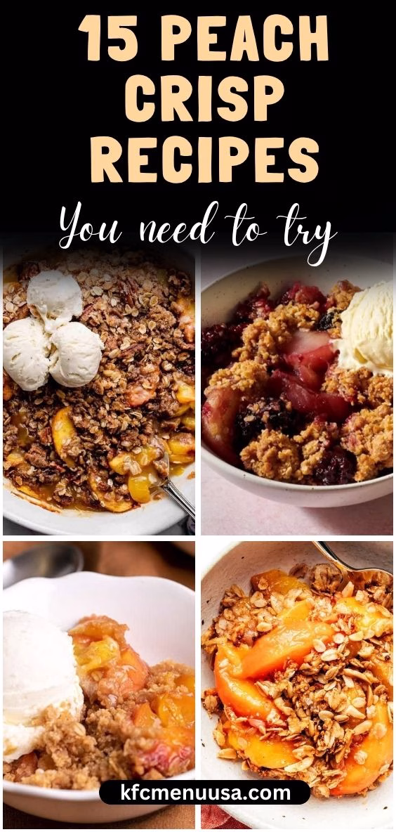 Peach Crisp Recipes