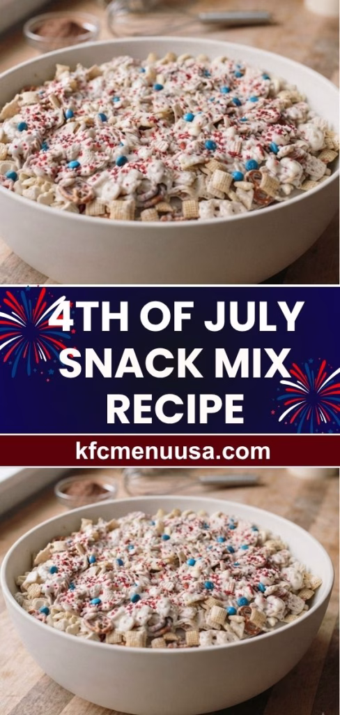 4th of July Snack Mix Recipe