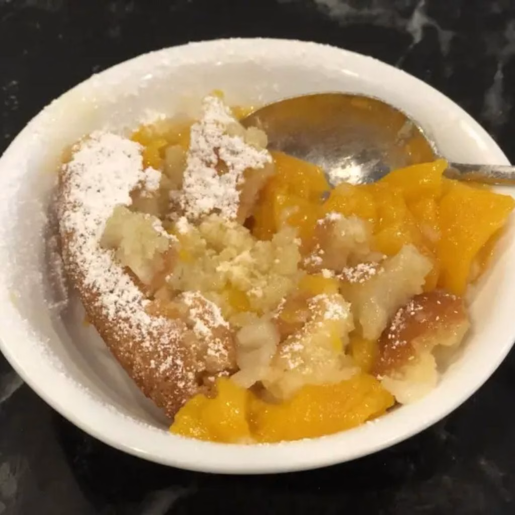 Angie's Peach and Blackberry Cobbler