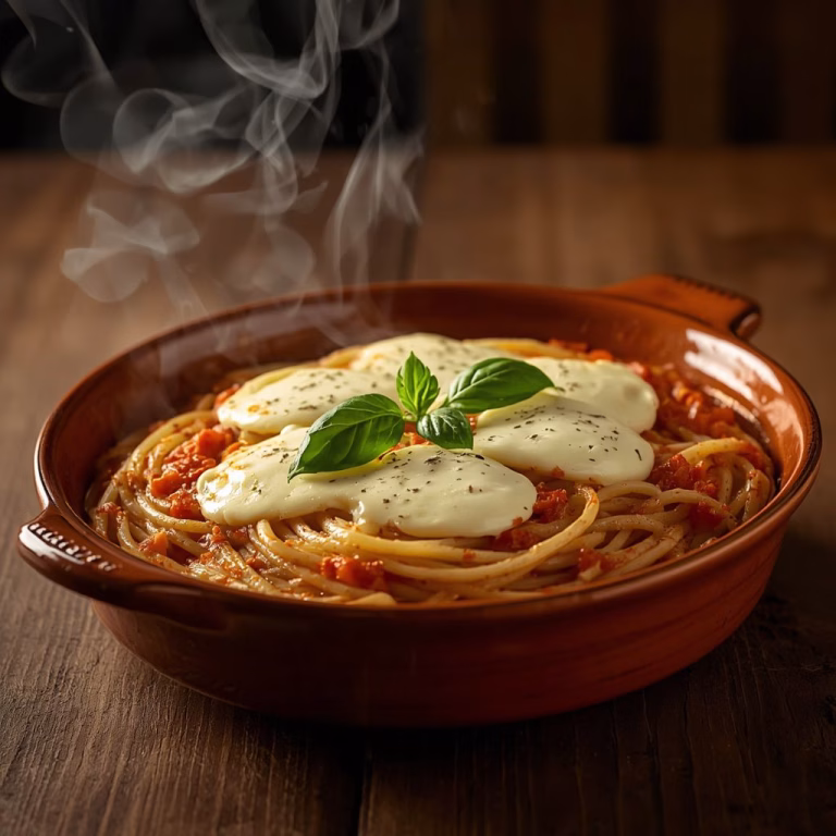 Baked Cream Cheese Spaghetti Recipe