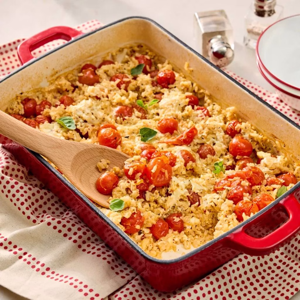 Baked Feta and Tomato Rice