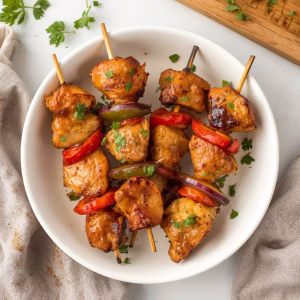 Baked Pineapple Chicken Kabobs Recipe