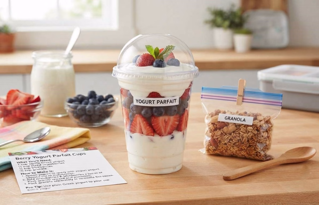 Berry Yogurt Parfait Cups