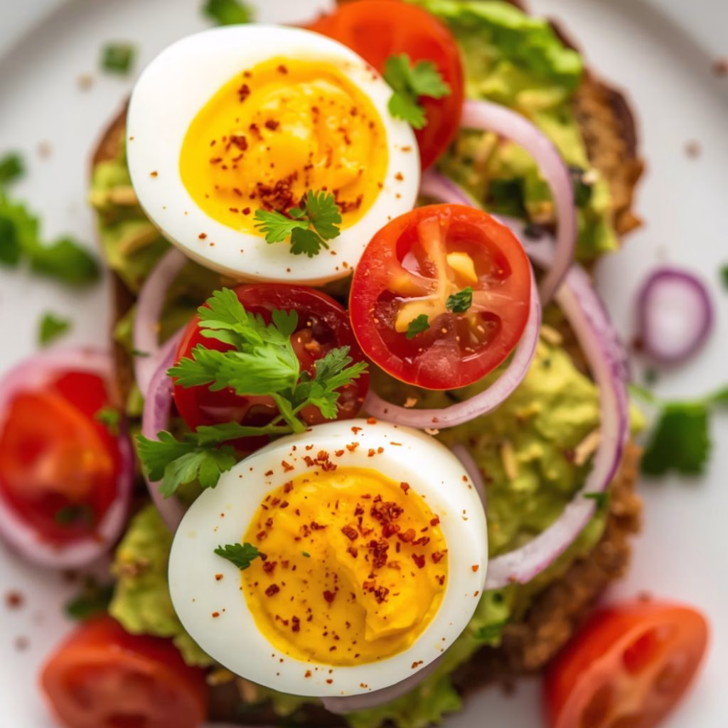 Best Ever Workout Egg Avocado Toast Salad Recipe