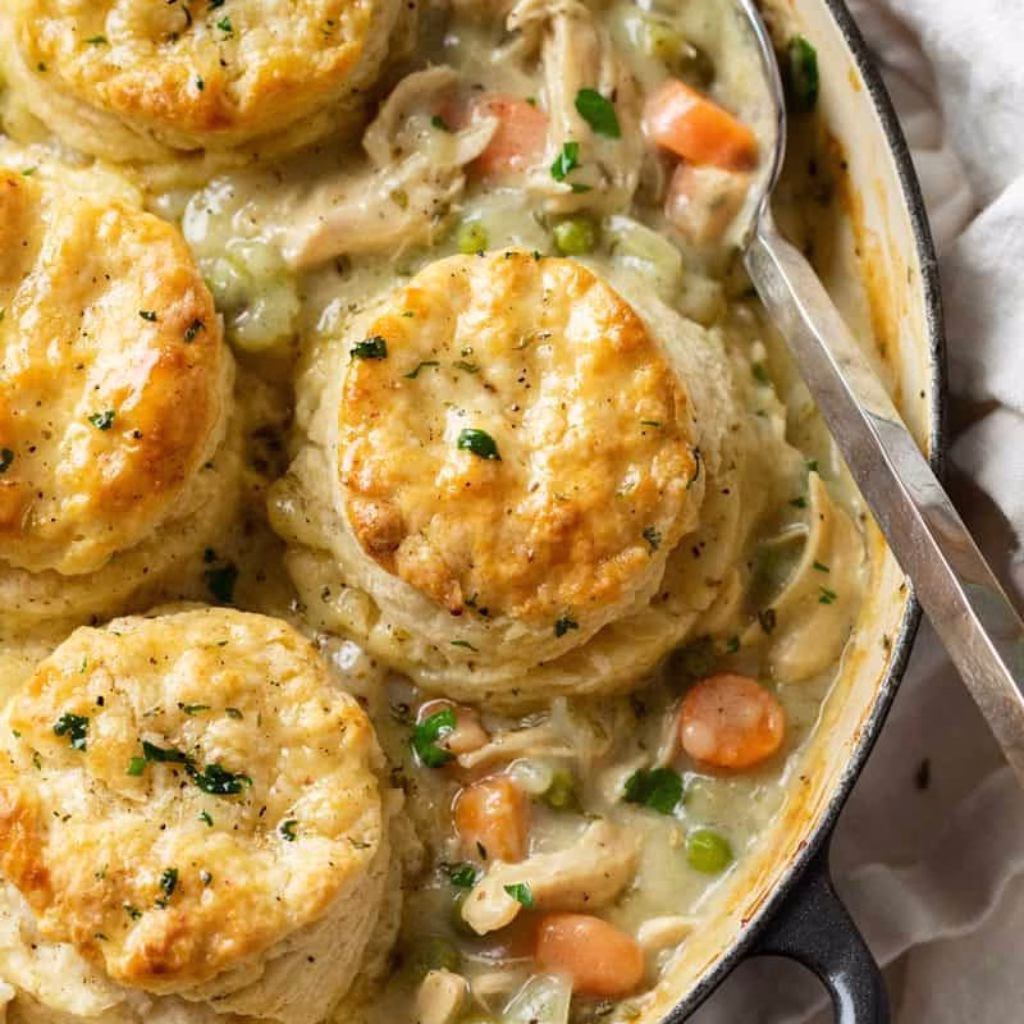 Biscuit Chicken Pot Pie