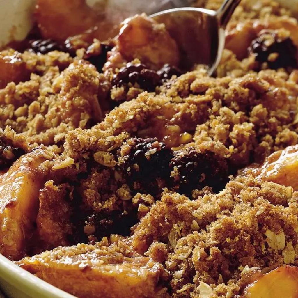 Blackberry Peach Betty