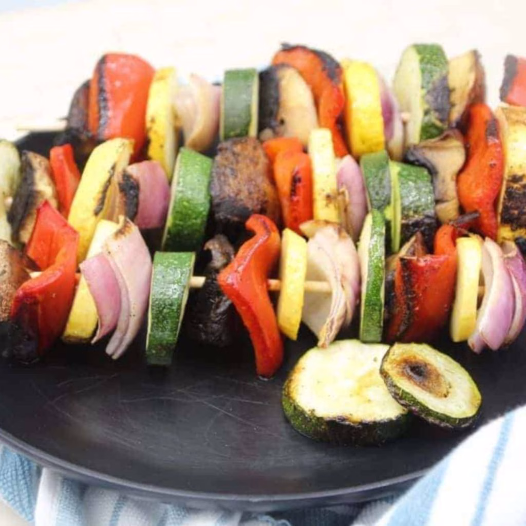 Blackstone Griddle Vegetable Skewers