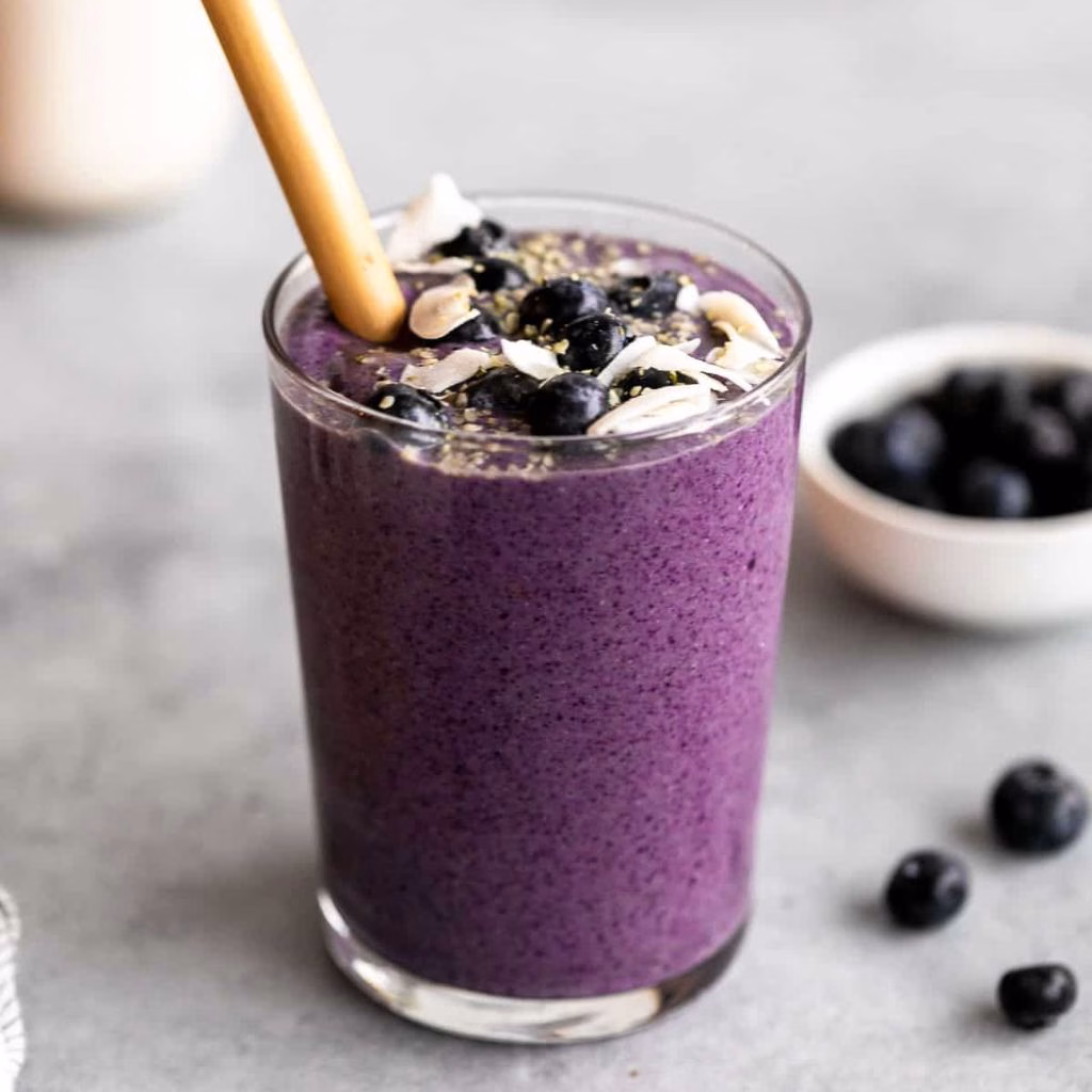 Blueberry Avocado Power Smoothie
