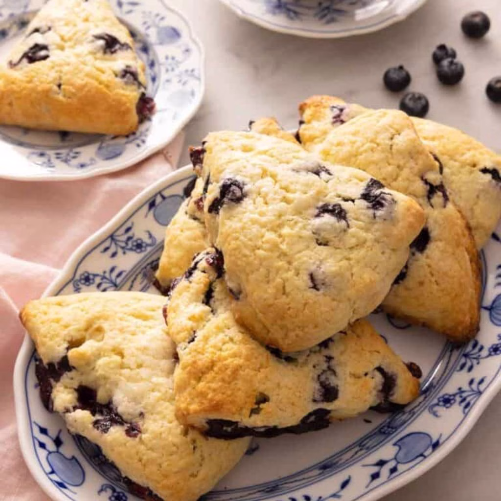 Blueberry Cream Scones
