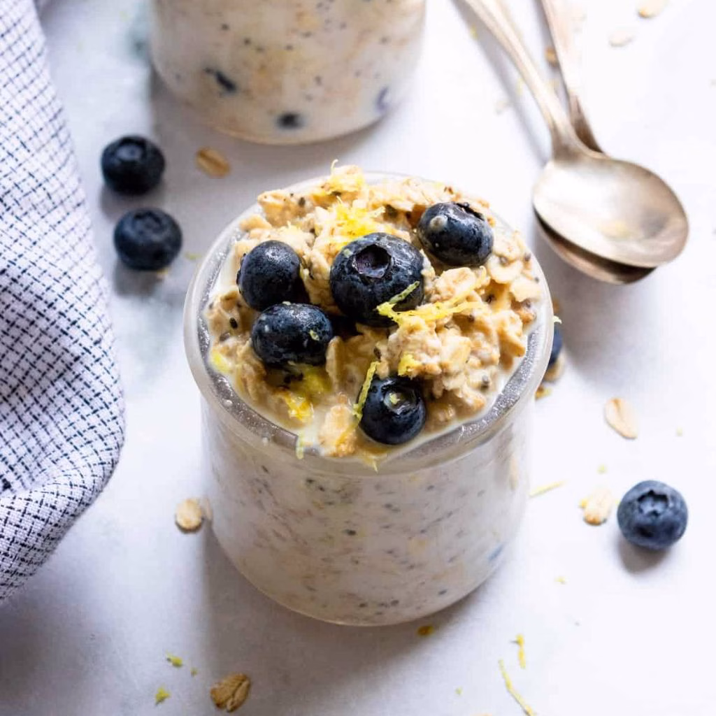 Blueberry Lemon Overnight Oats
