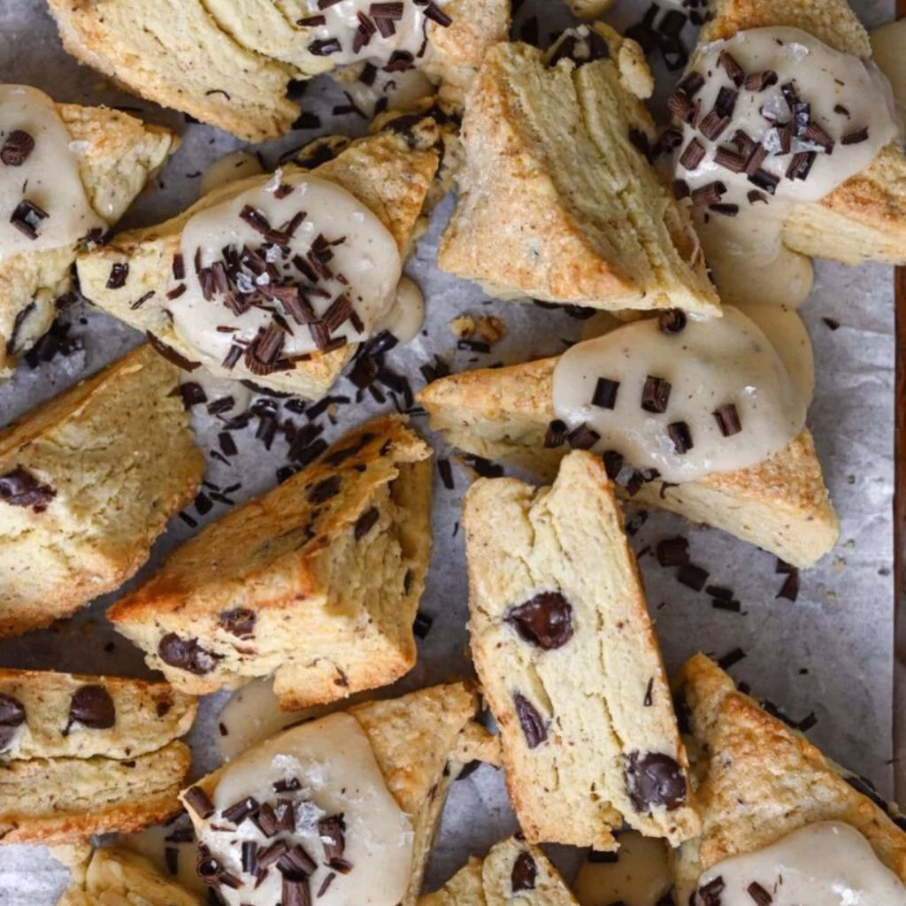 Brown Butter Chocolate Chip Scones