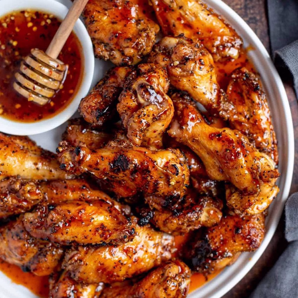 Buffalo-Honey BBQ Combo Wings