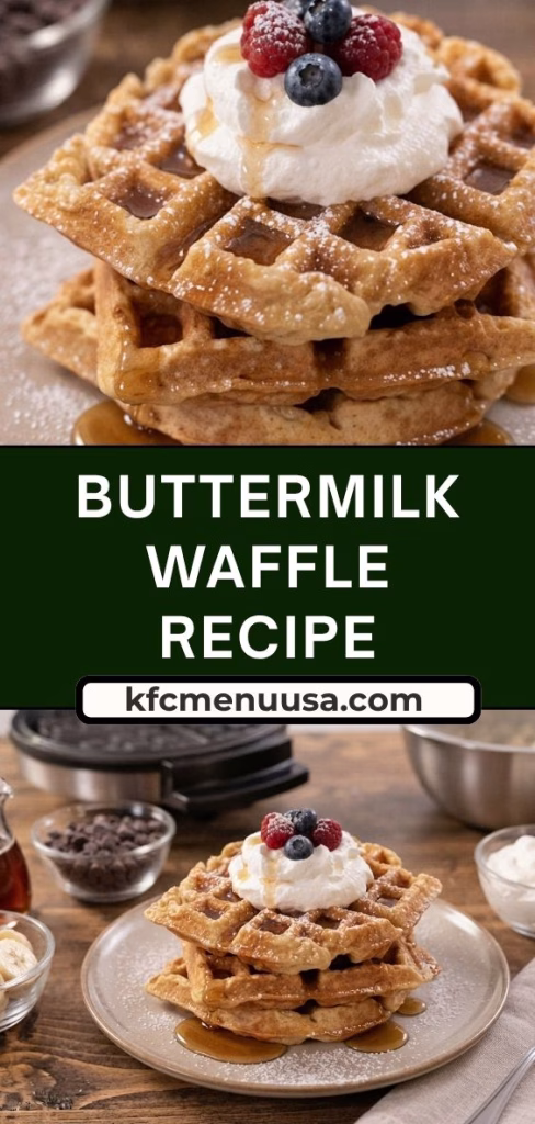 Buttermilk Waffle Recipe
