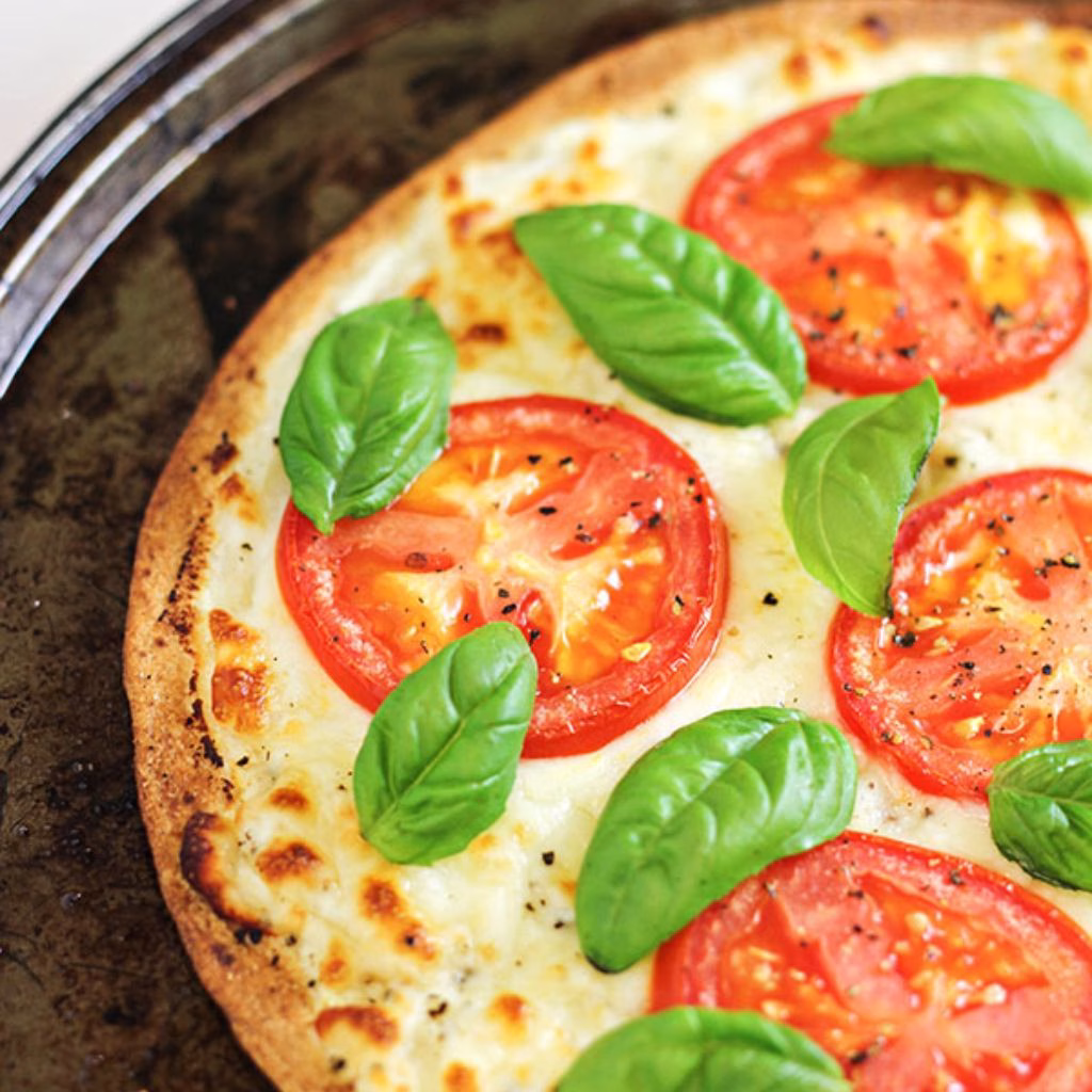Caprese Tortilla Pizza