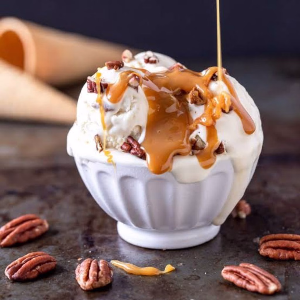 Caramel Pecan Ice Cream Parfait