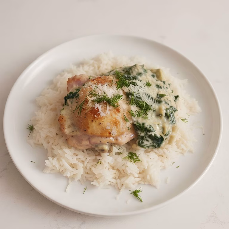 Cheesy Spinach Dip Chicken Recipe