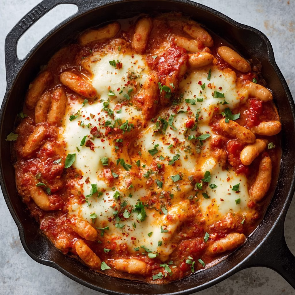 Cheesy Tomato and White Bean Recipe