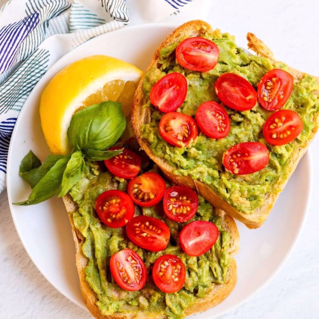 Cherry Tomato and Avocado Toast