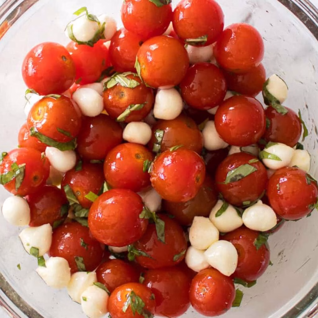 Cherry Tomato and Mozzarella Salad