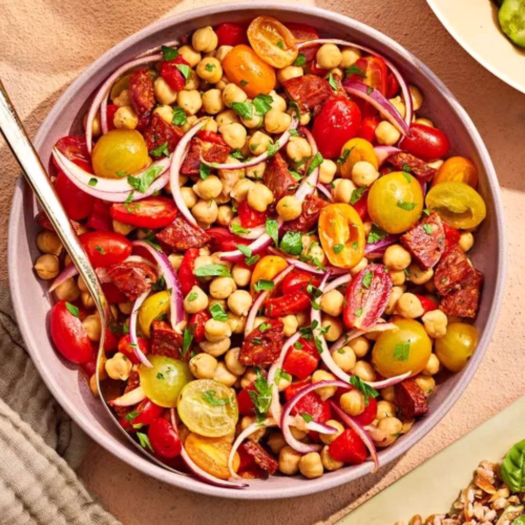 Chickpea and Chorizo Salad