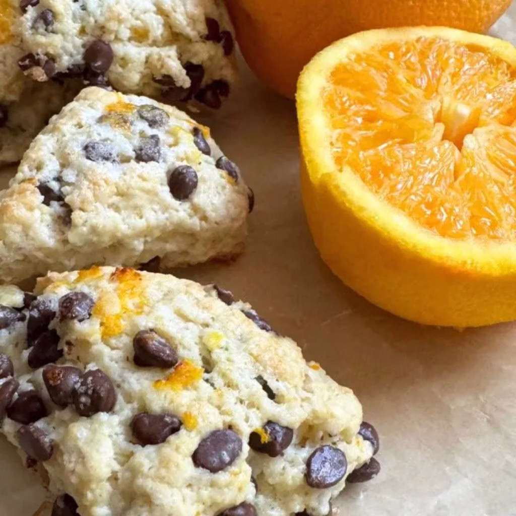 Chocolate Orange Zest Scones