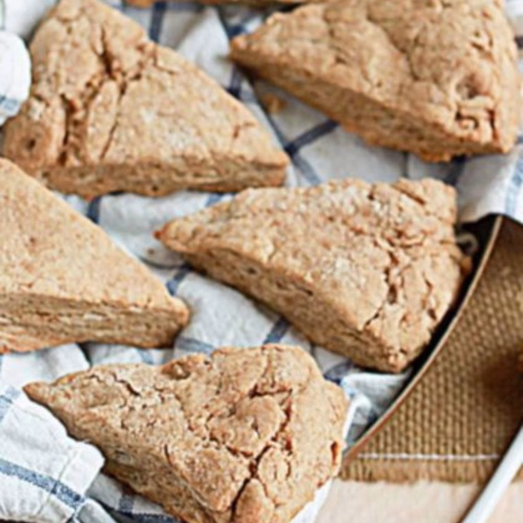 Cinnamon Brown Sugar Glazed Scones