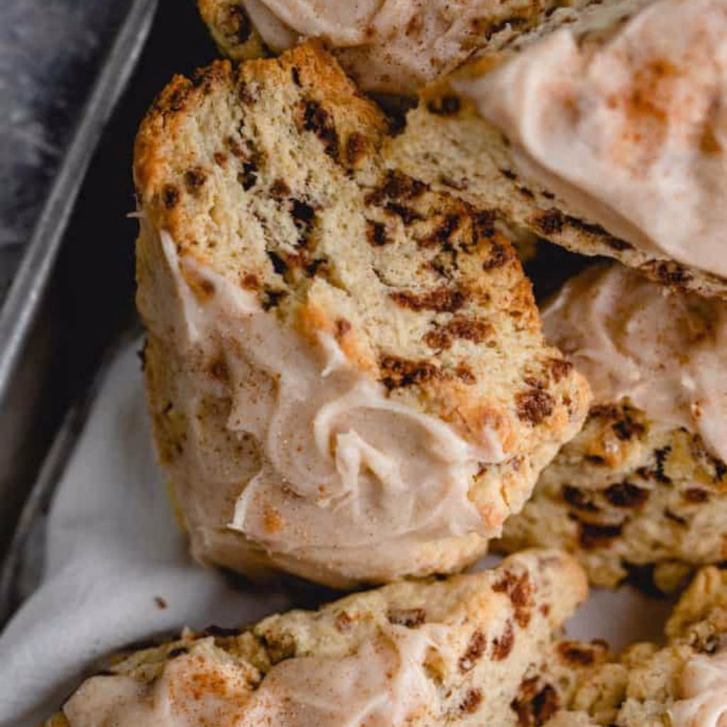 Cinnamon Cream Cheese Swirl Scones