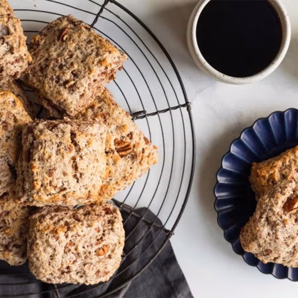 Cinnamon Pecan Crunch Scones