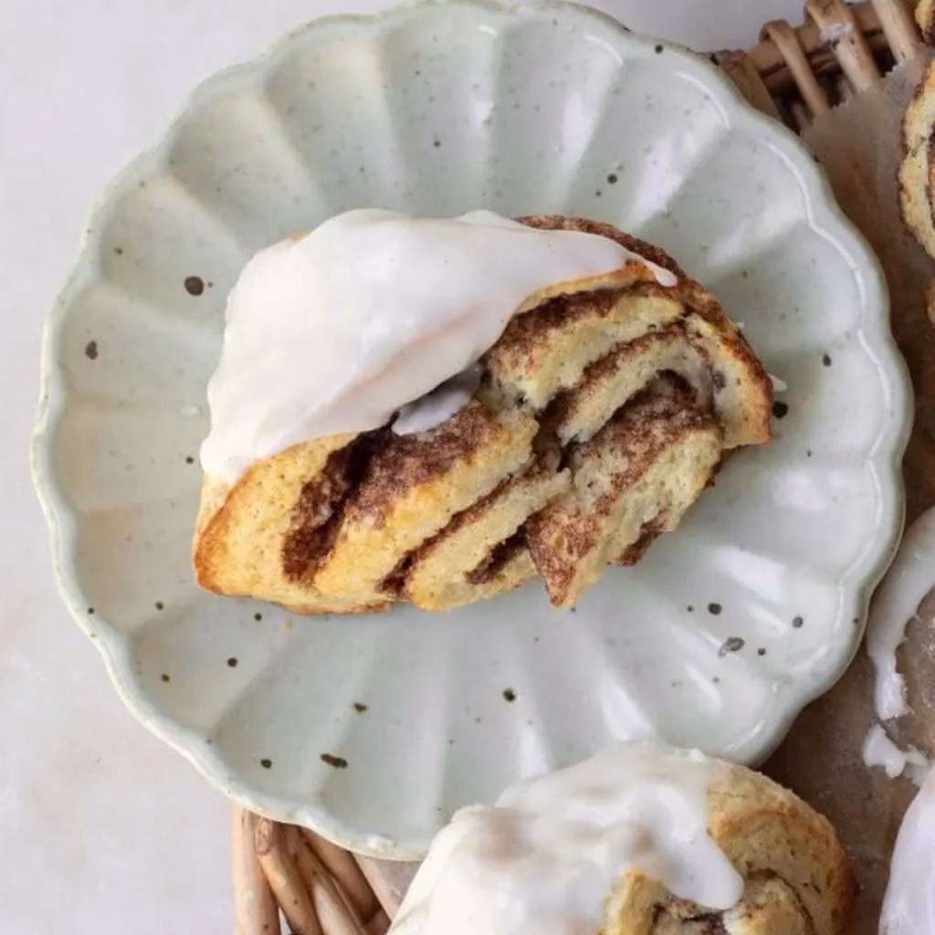 Cinnamon Roll Scones