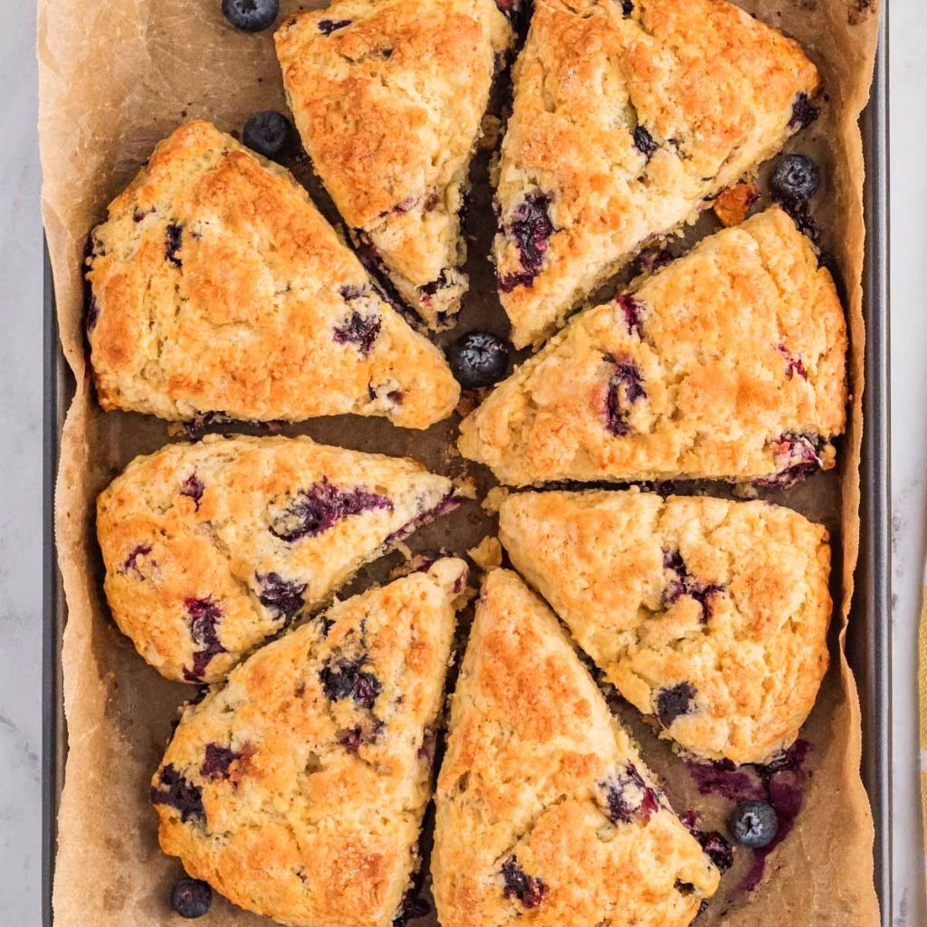 Classic Buttermilk Blueberry Scones