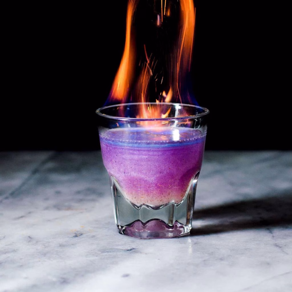 Color Changing Shimmery Phoenix Cocktail